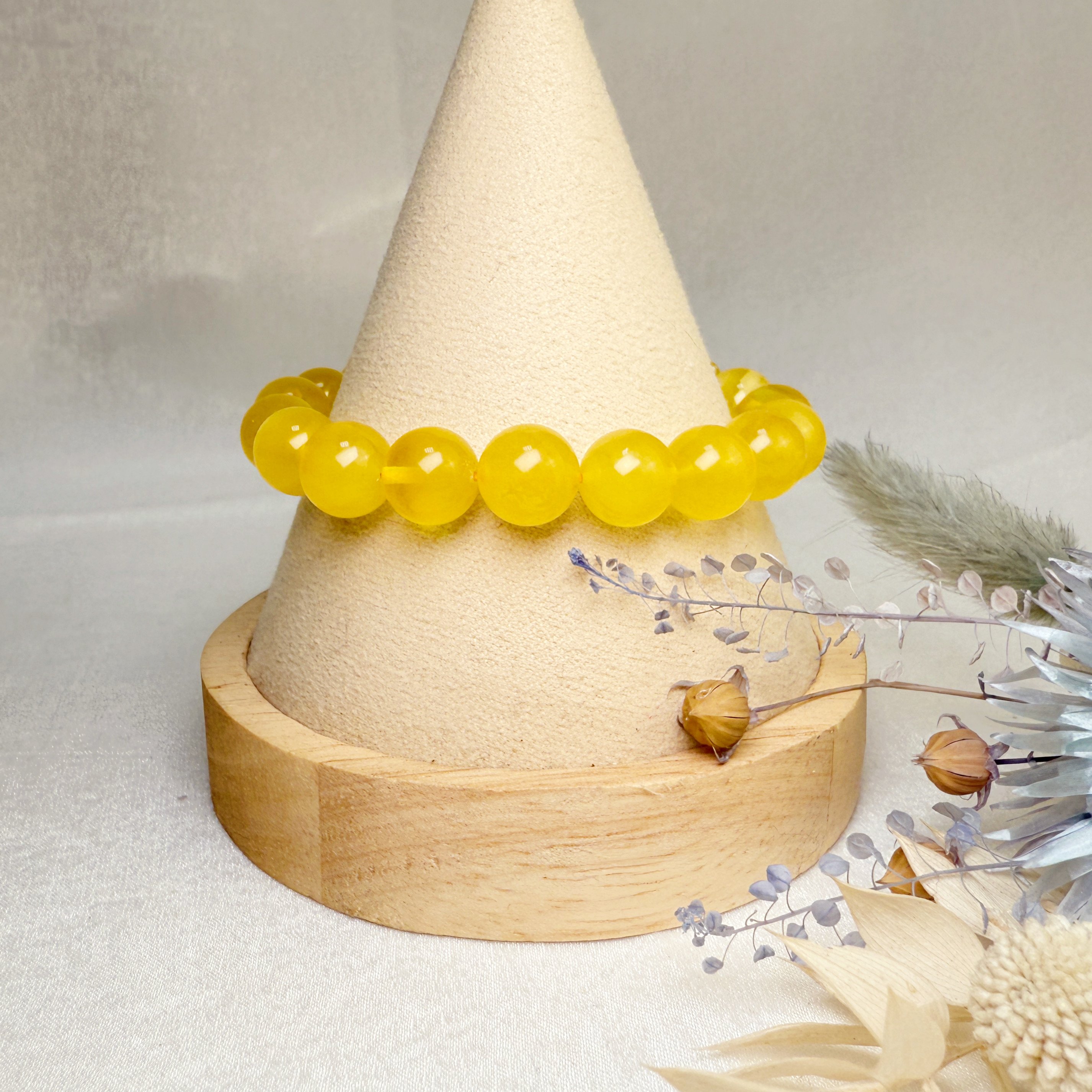 辟邪去災/招財納福-《10mm金絞蜜琥珀手珠》