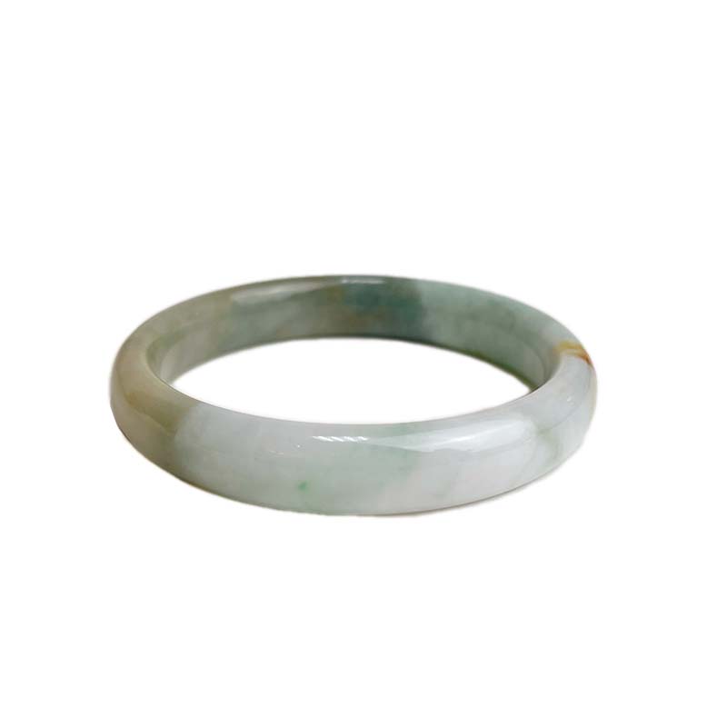 平安吉祥/養護磁場-《天然雙色翡翠手鐲》