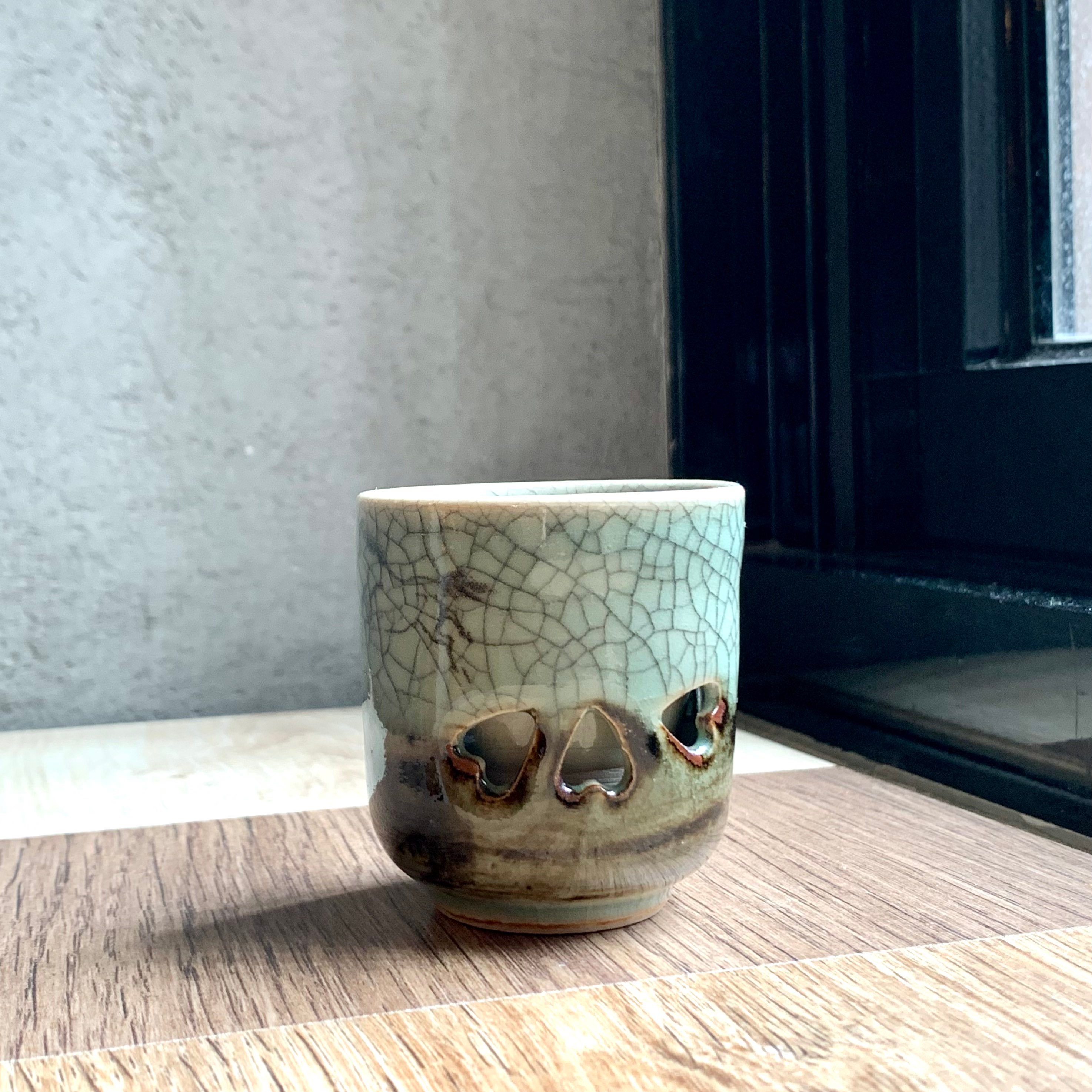 大堀相馬燒 京月窯 心意陶杯 (單個)