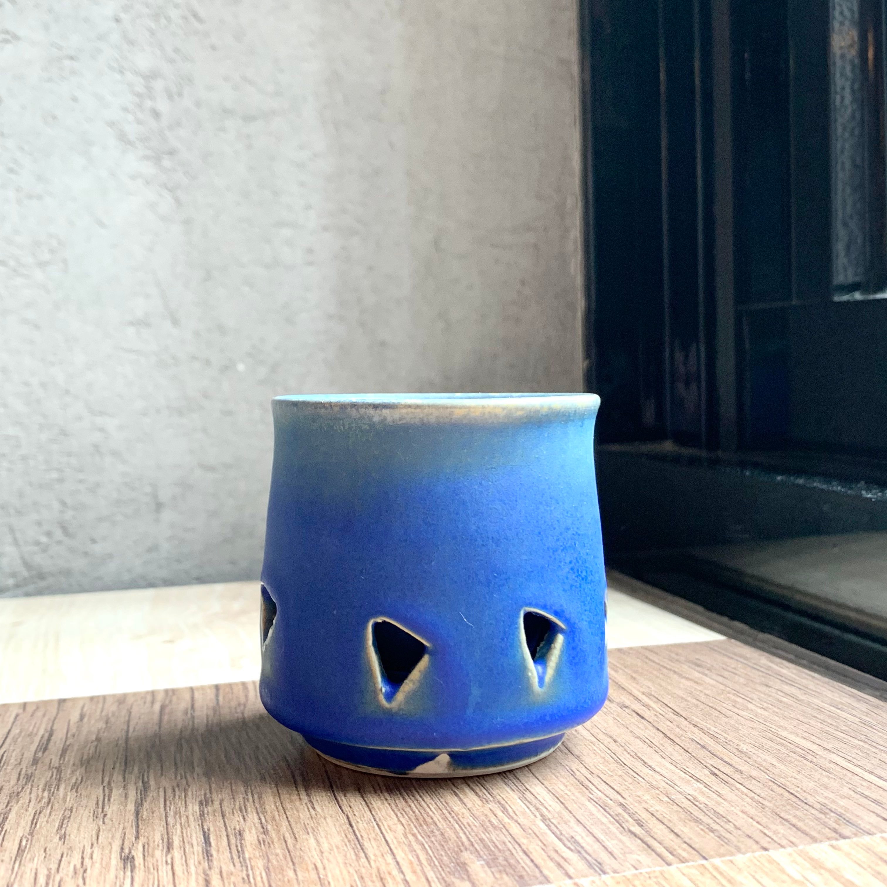 大堀相馬燒 京月窯 藍瓷洞之美 (單個)