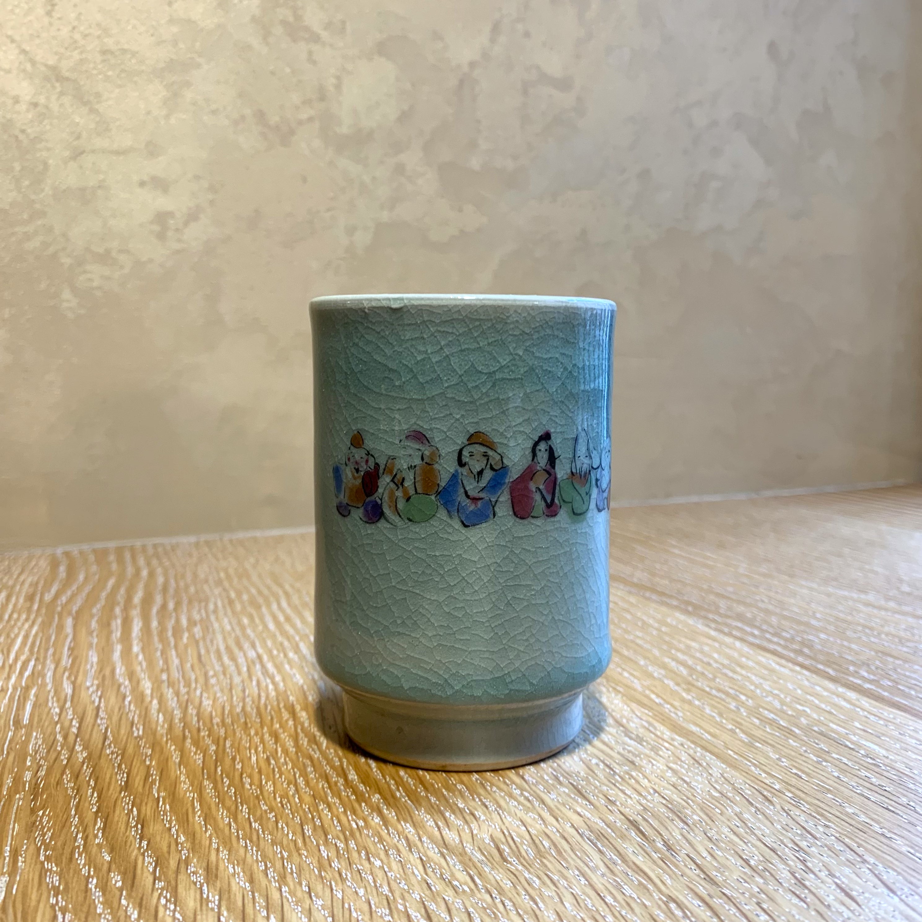 大堀相馬燒 京月窯 七福神茶杯