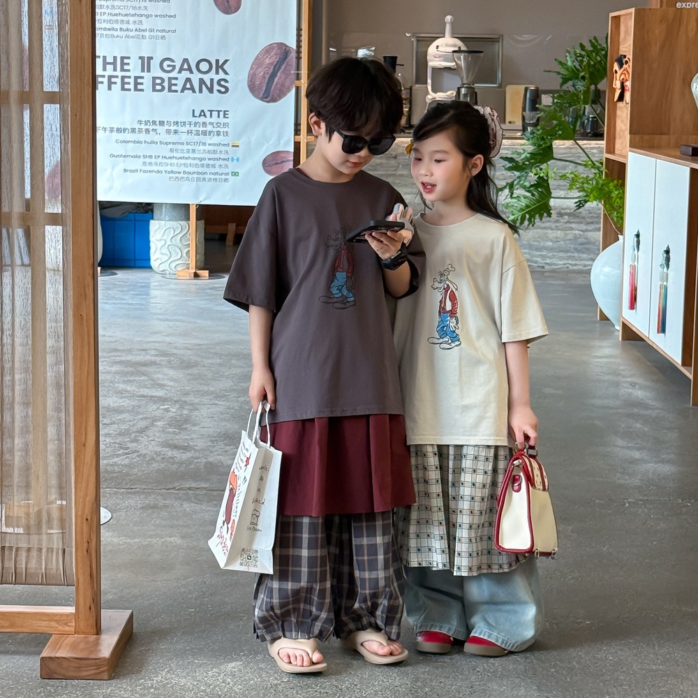 【復古卡通雙面印花Tee】