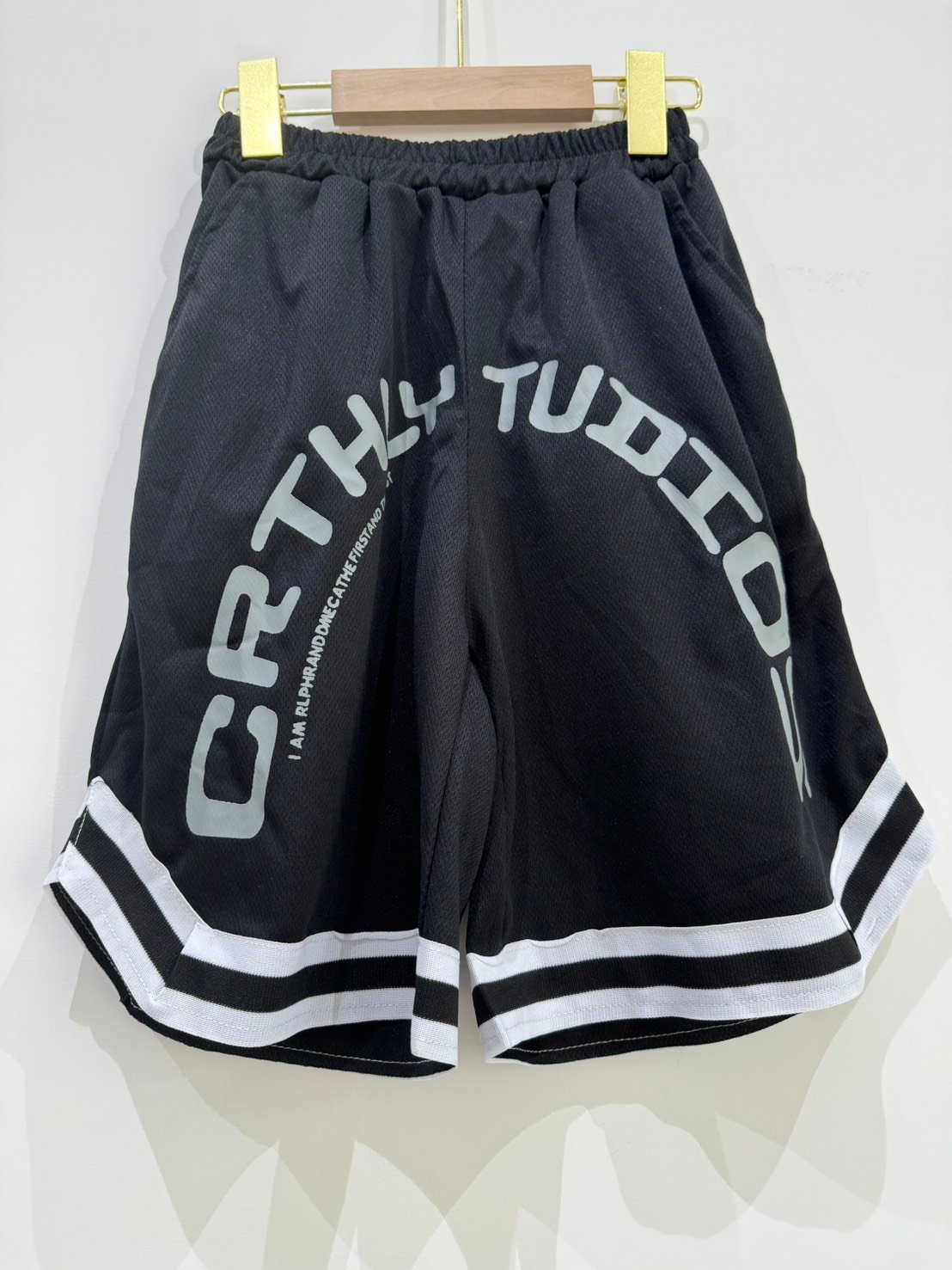【CRTHLY STUDIO拼字印花運動｜短褲】
