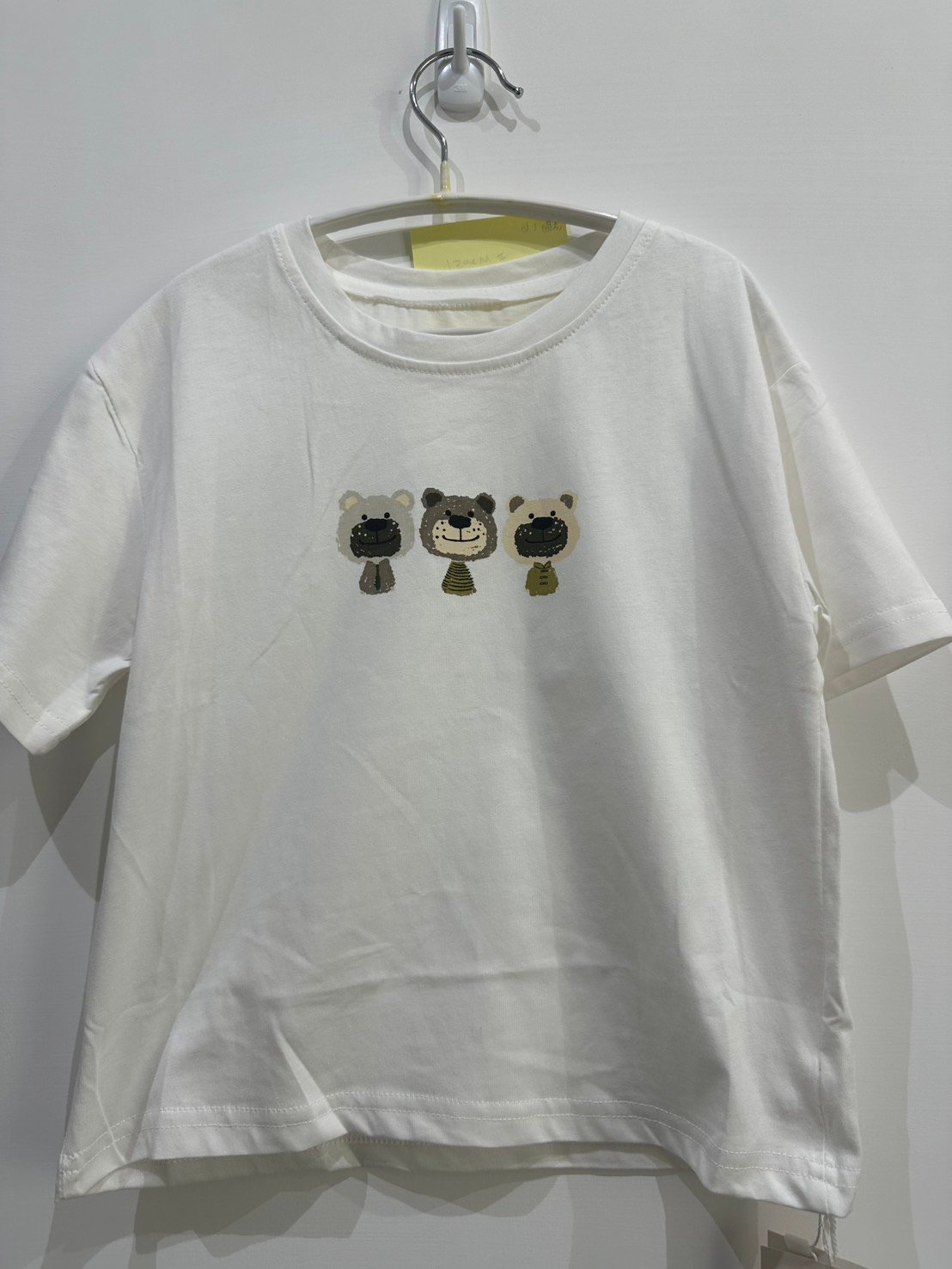 【HAPPY BEAR｜三隻小熊熊白色｜短T】