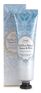 SABON 臉部二合一磨砂膏60ML-薄荷