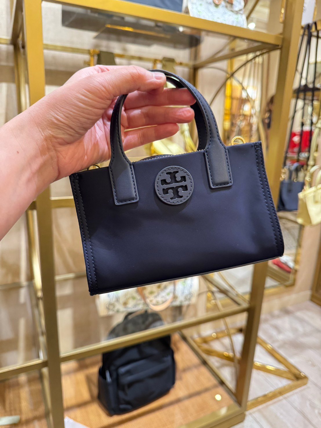 美國代購－Tory Burch 尼龍迷你小托特