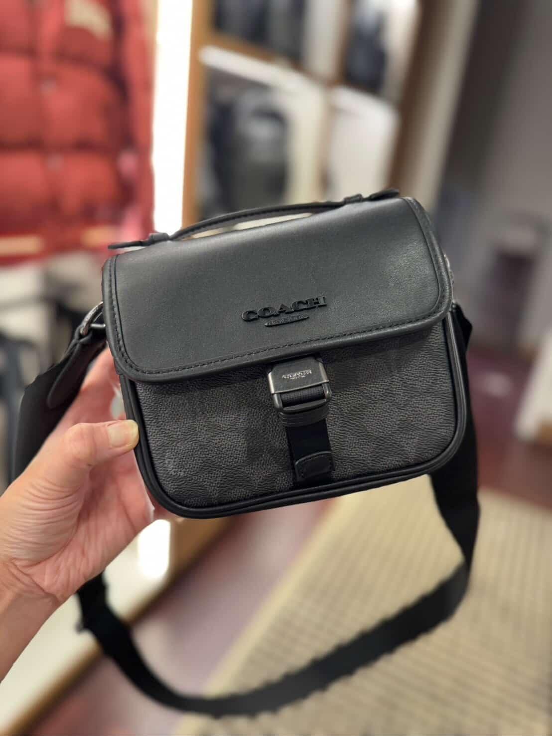 美國代購黑五連線—Coach Racer 斜挎包