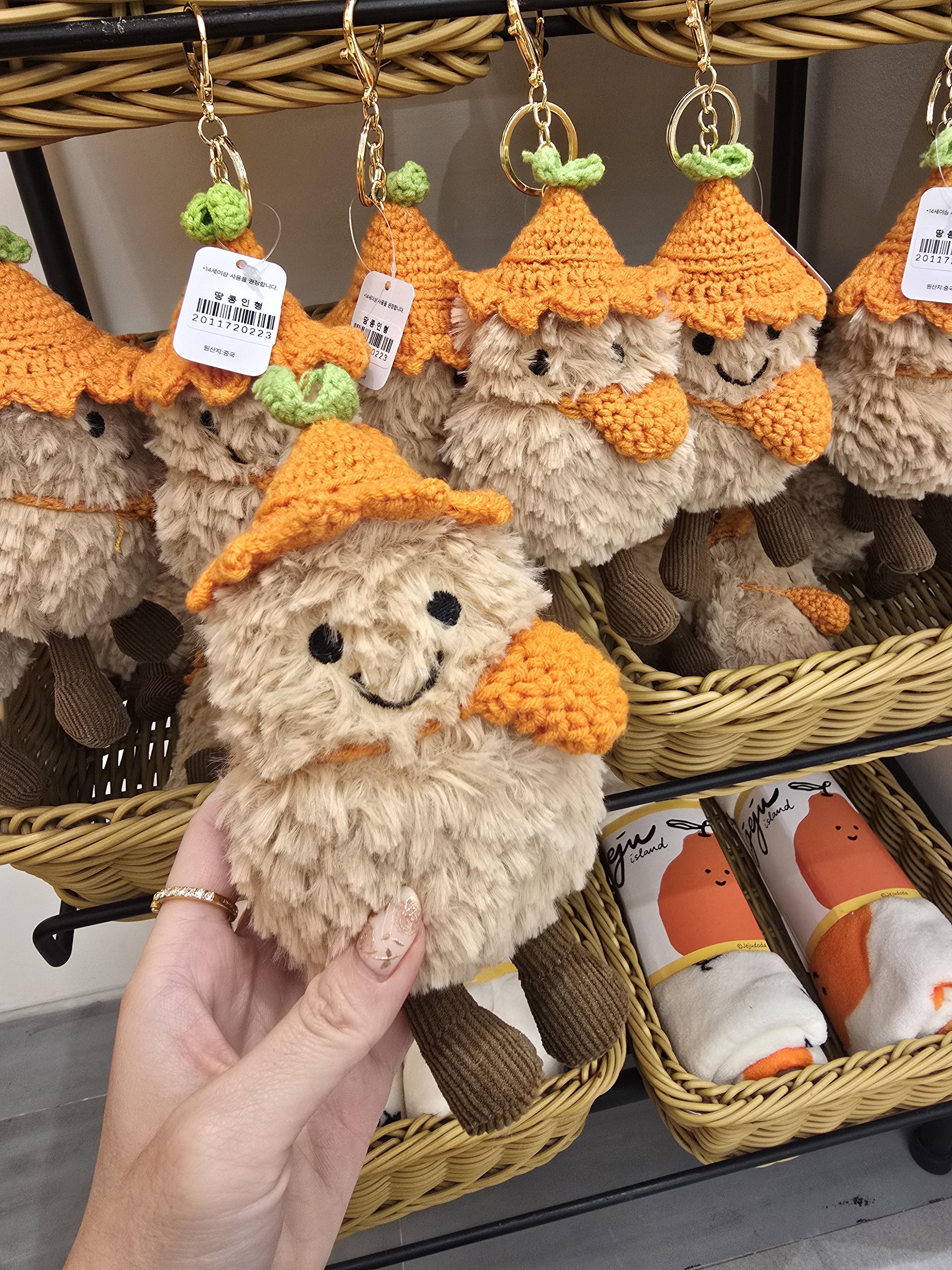 🇰🇷 韓國濟州島限定 「苦盡柑來🍊 好事花生🥜」療癒掛飾