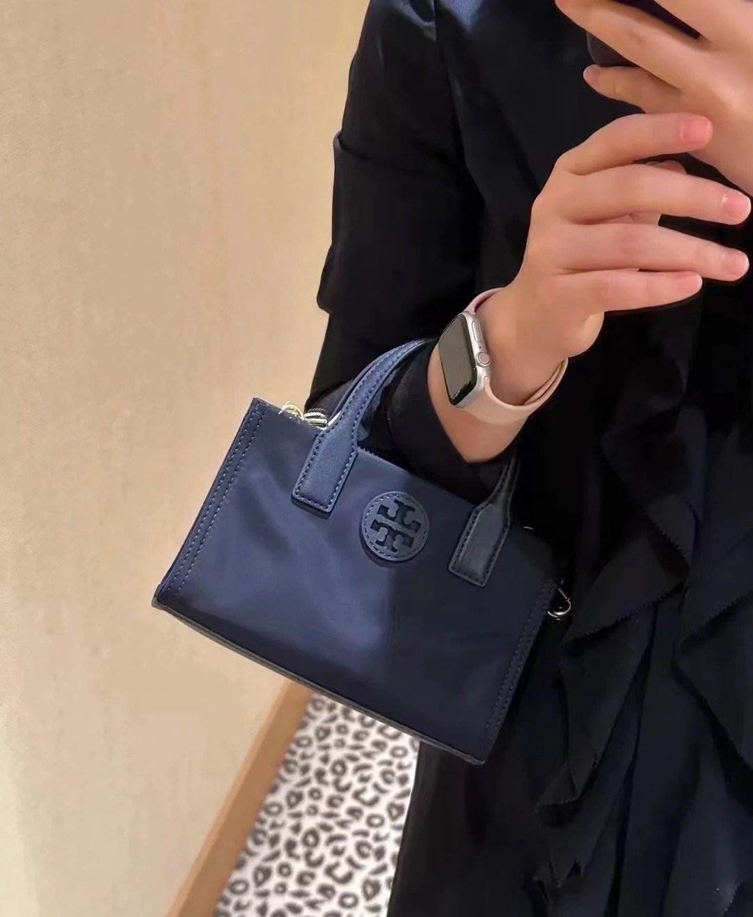 美國代購－Tory Burch 尼龍迷你小托特