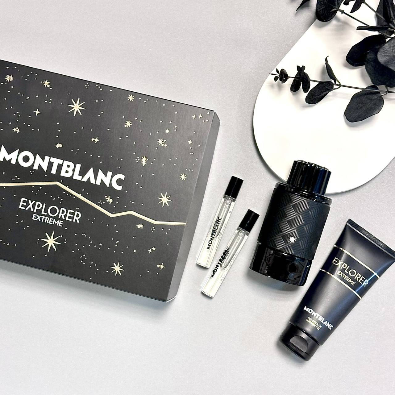 MONTBLANC 萬寶龍 探尋巔峰 香精禮盒 （香精 100ML＋香精 7.5ML ×2＋沐浴精 100ML）