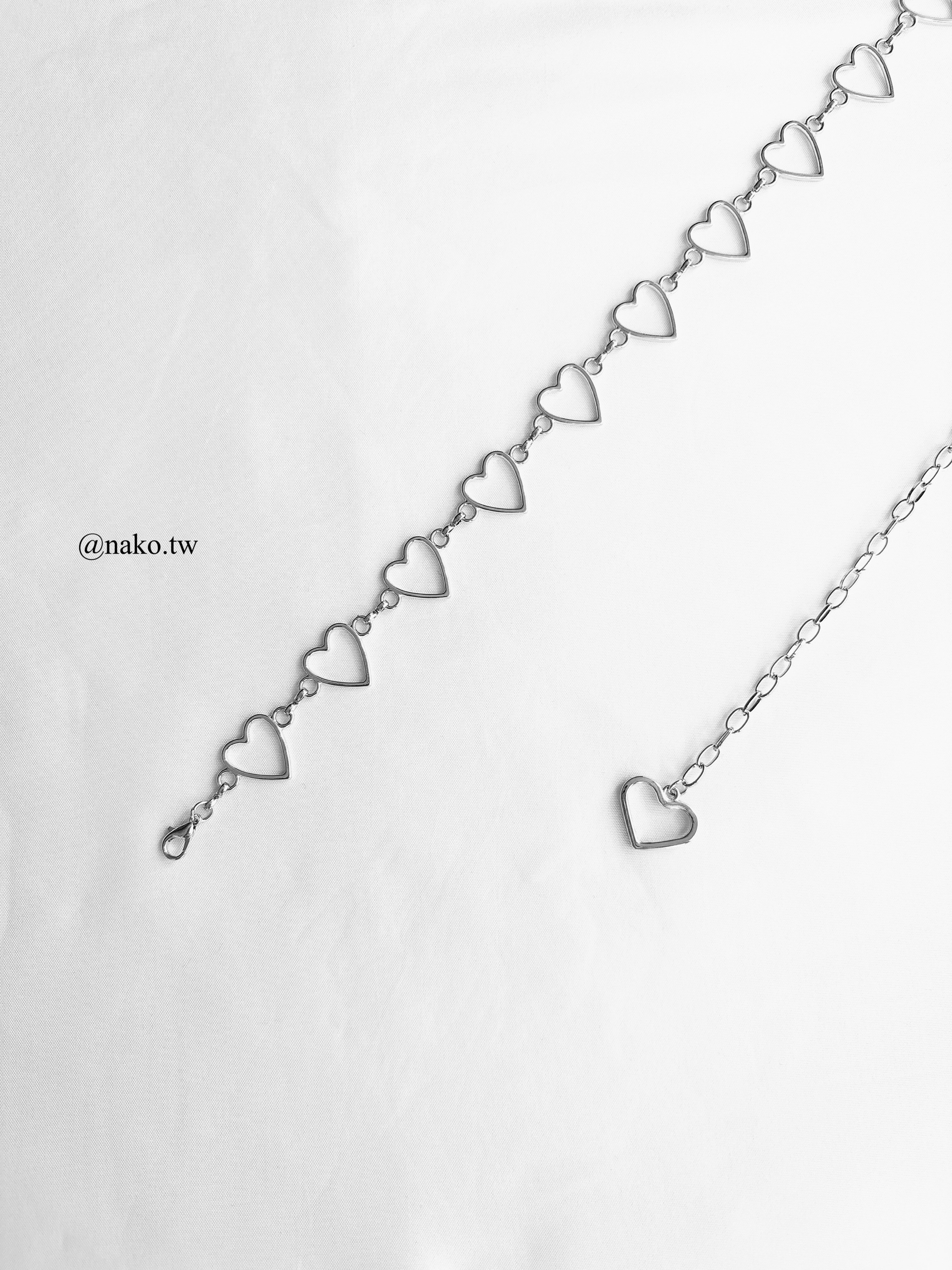 超百搭♡鏤空小愛心腰鍊