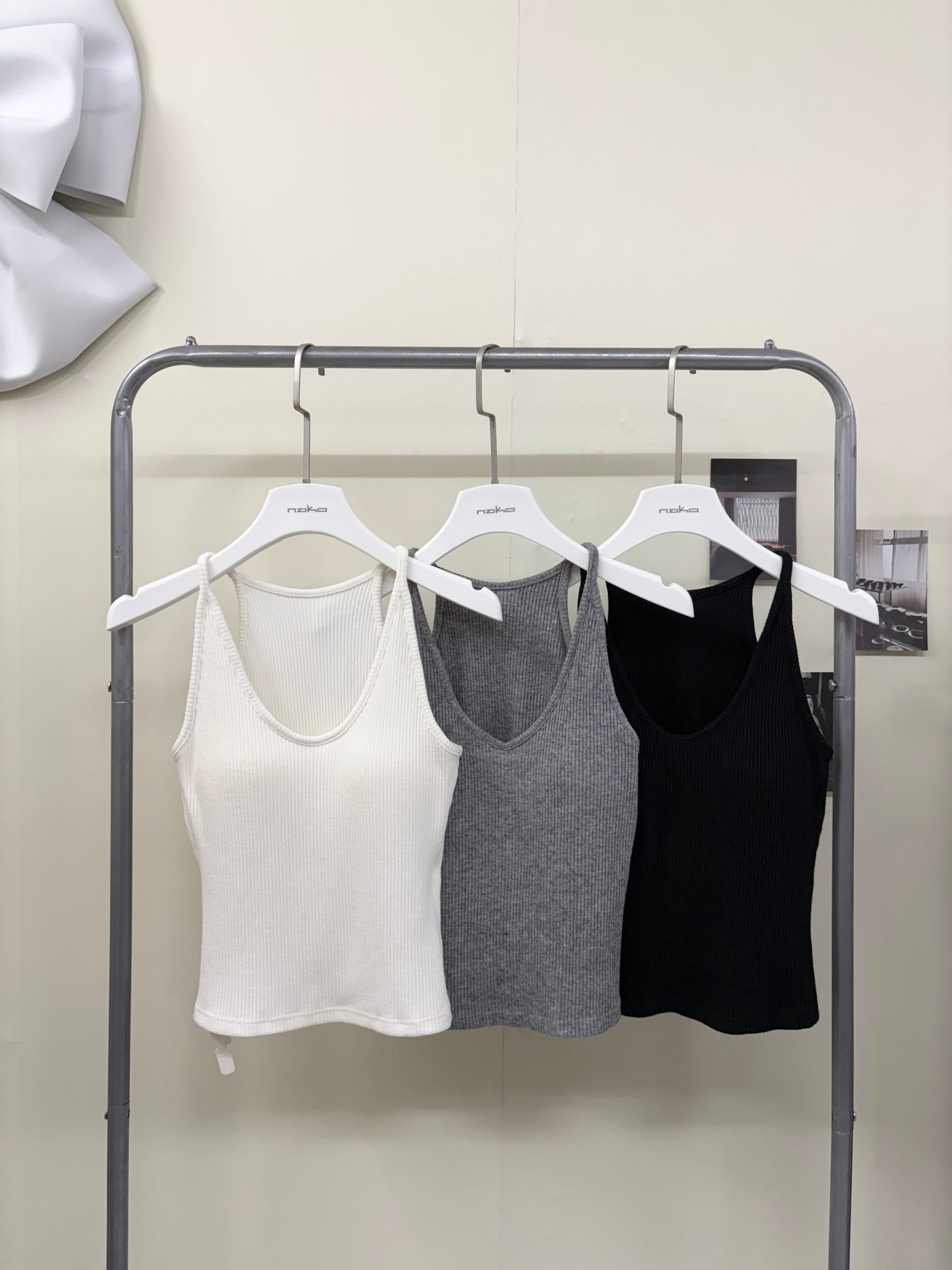 秋季微厚款🍂歐美美背罩杯背心