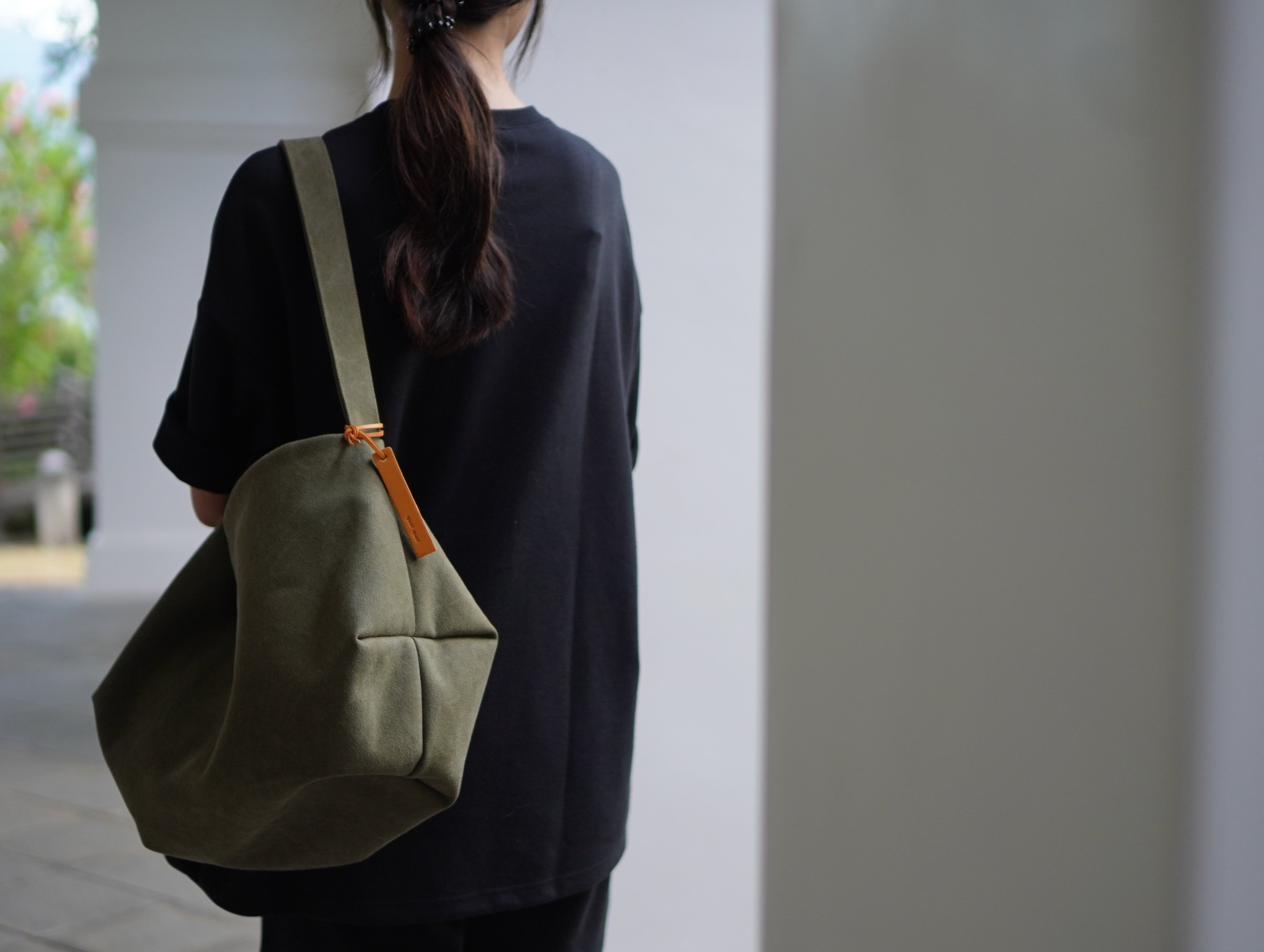 DIY材料包：洗舊帆布肩背包