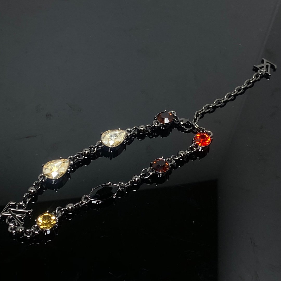 路N新品亂花彩鑽手鍊
