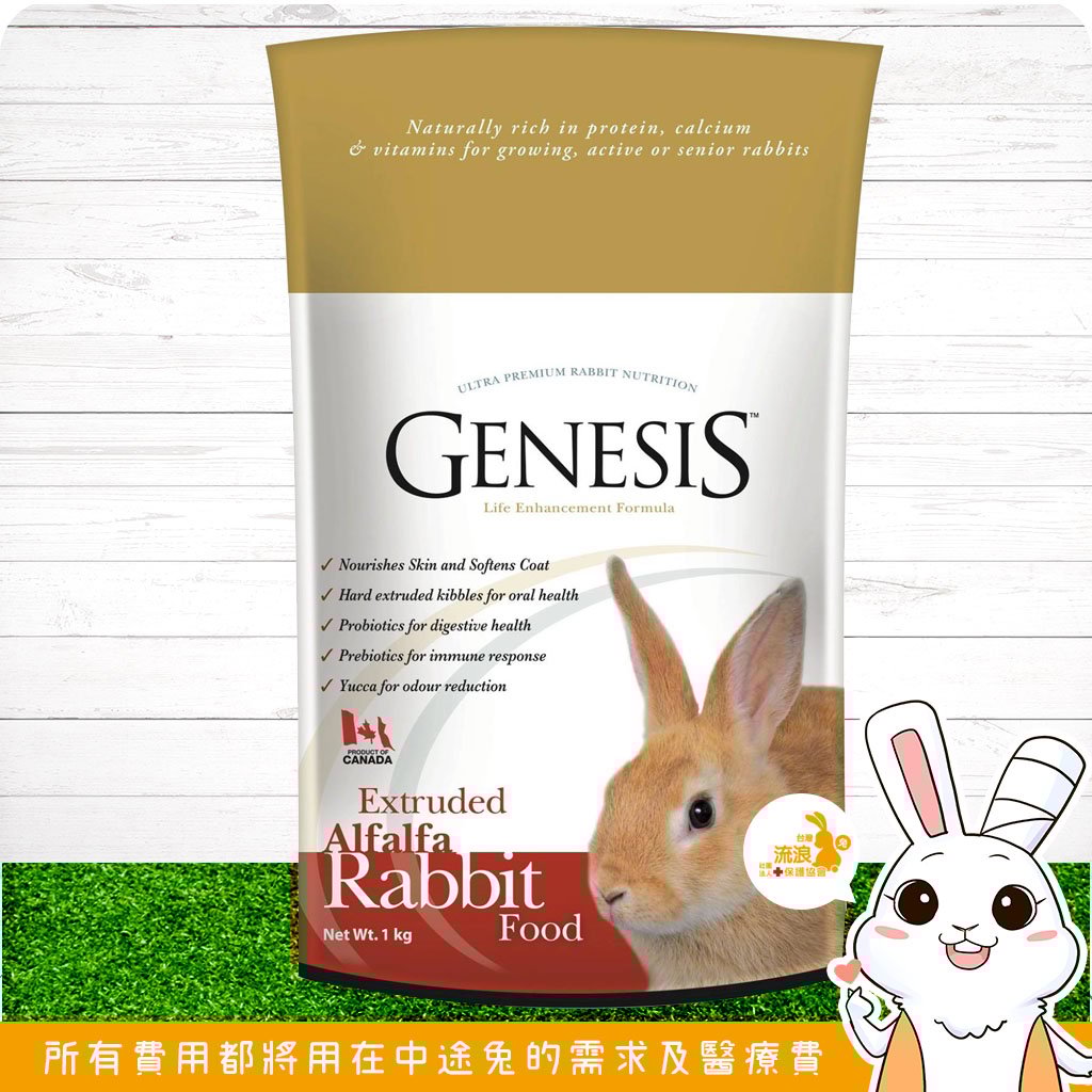加拿大Genesis 創世紀全齡兔飼料-毛髮亮麗配方