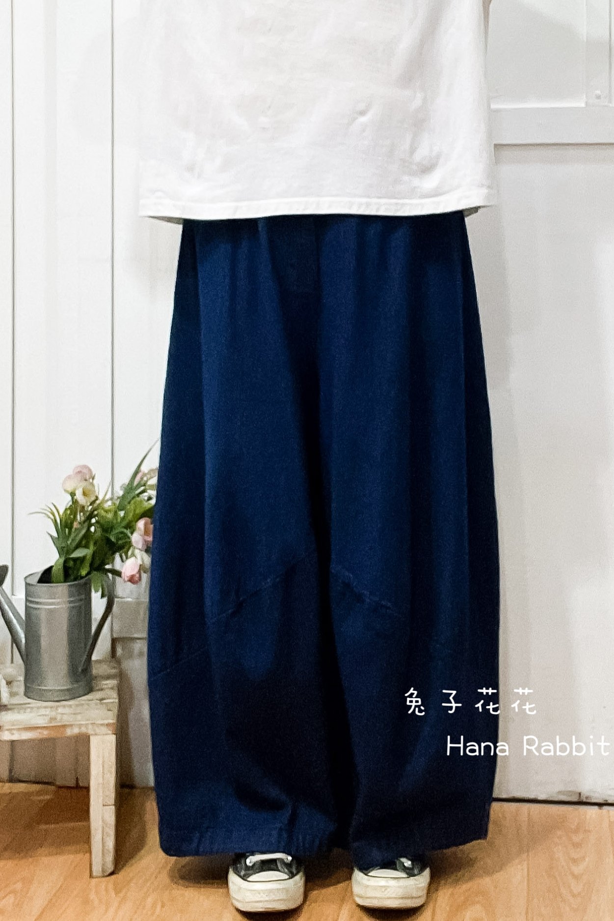 WE家慵懶剪裁造型褲 18626