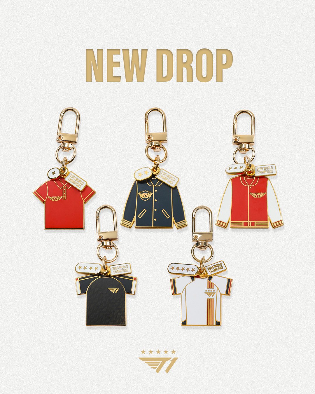 T1 冠軍紀念制服鑰匙圈