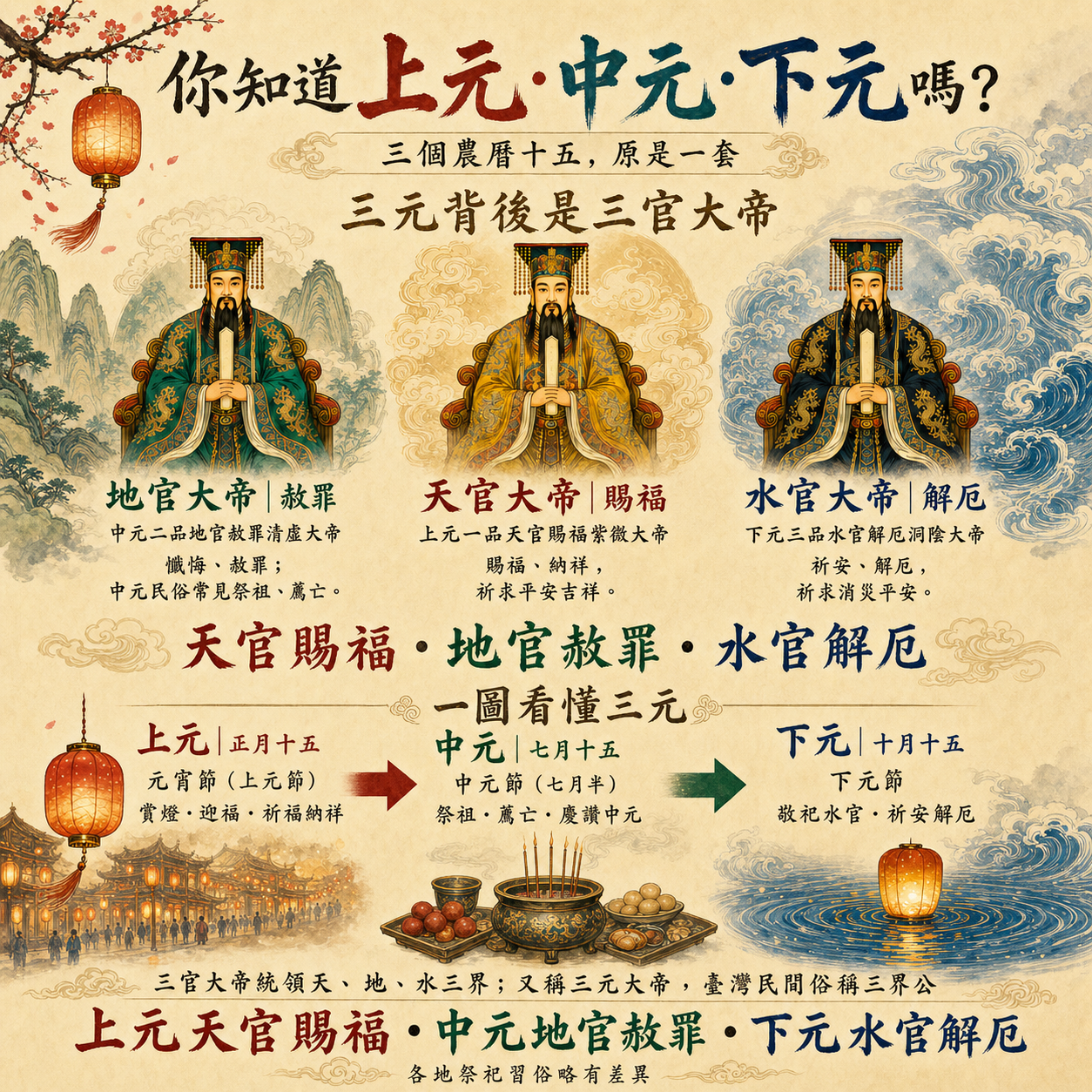 中元節不只有鬼月——農曆七月十五，有一位神明你應該認識