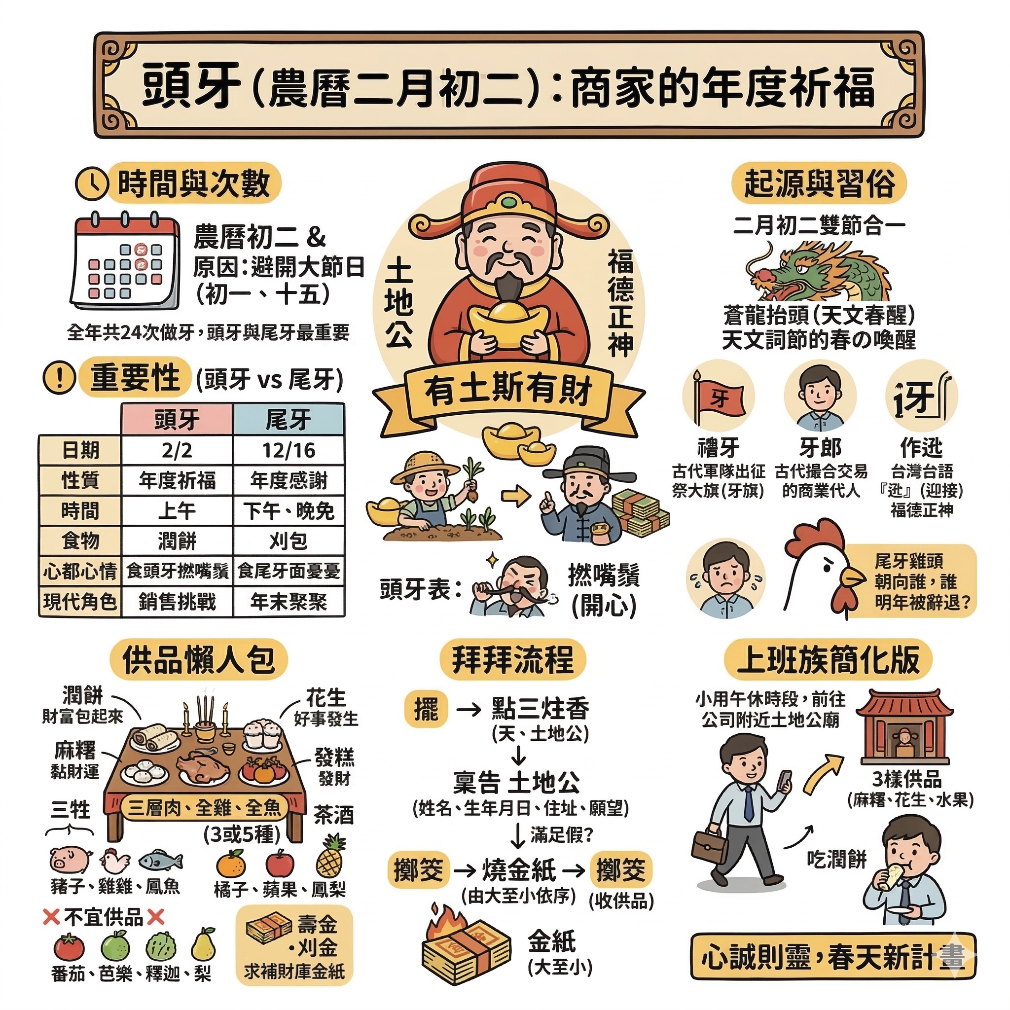 頭牙：那個讓老闆每月初二、十六都在門口擺供桌的事，到底是什麼？