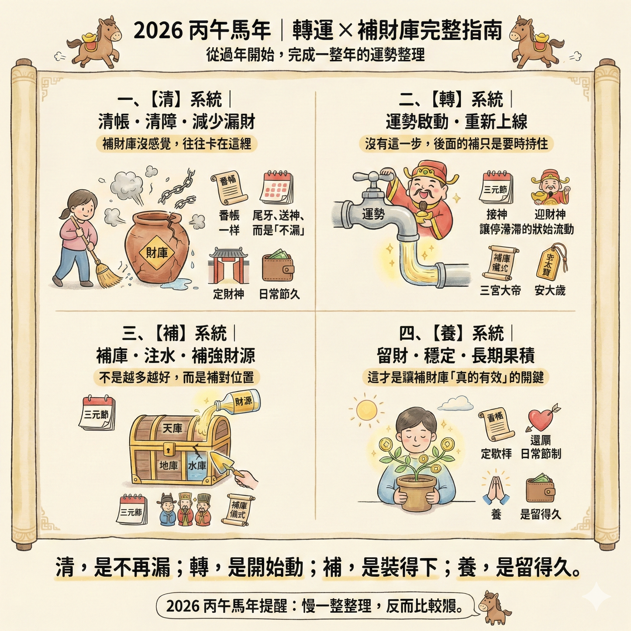 2026 丙午馬年｜轉運 × 補財庫完整指南