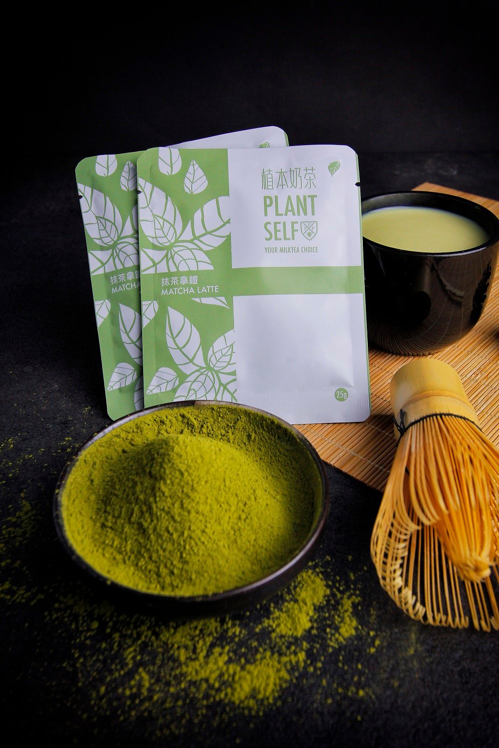 植本奶茶-抹茶拿鐵六包一盒(25g/包)