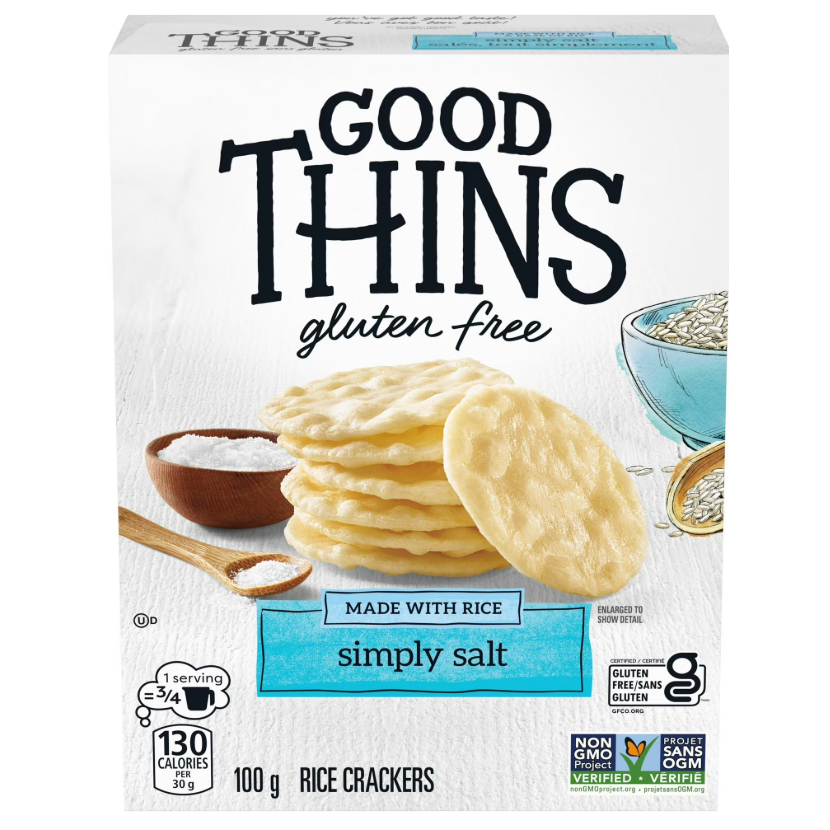 加拿大代購｜Good Thins 無麩質米餅脆片 100g 5款｜Maple Treats