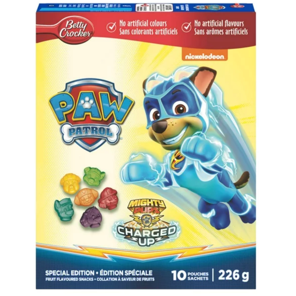 加拿大代購｜汪汪隊立大功水果軟糖 Paw Patrol 10包 226g｜Maple Treats