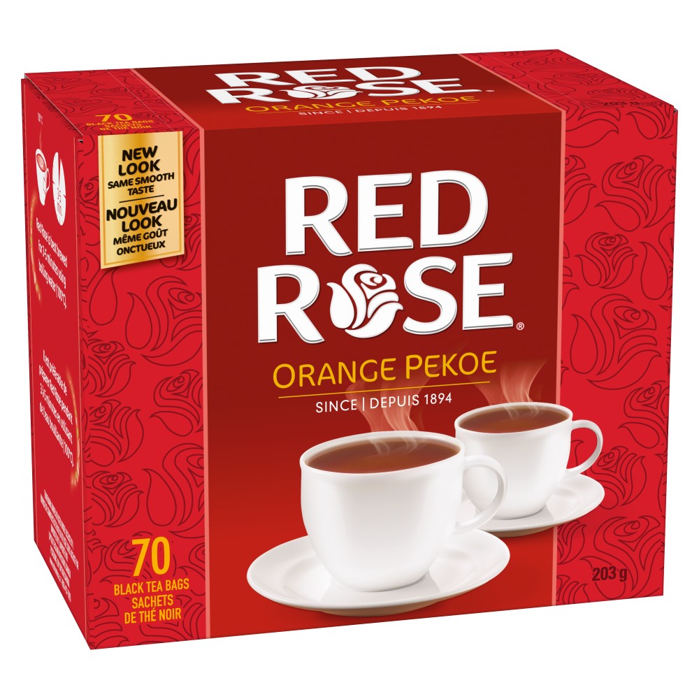 加拿大代購｜Red Rose 紅玫瑰 Orange Pekoe 紅茶包 70入／210入｜Maple Treats