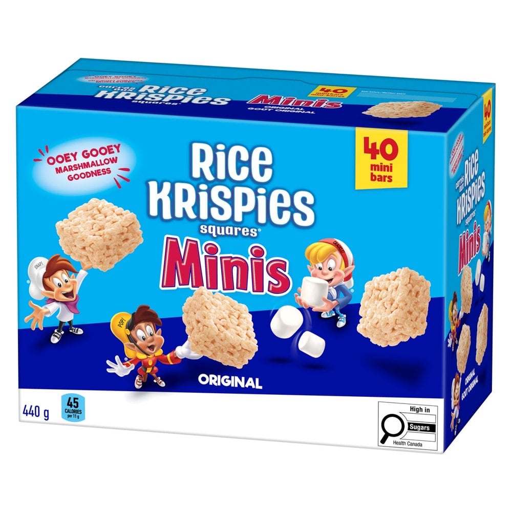 加拿大代購｜Rice Krispies Squares 棉花糖米果棒 Minis 440g／生日蛋糕 2款｜Maple Treats
