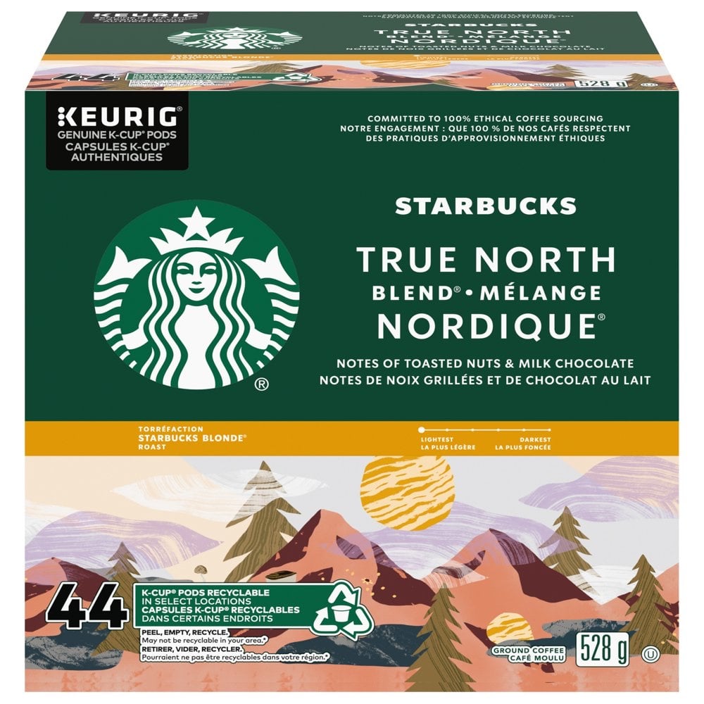 加拿大代購｜Starbucks 星巴克 True North Blend 加拿大限定 K-Cup 咖啡膠囊｜Maple Treats