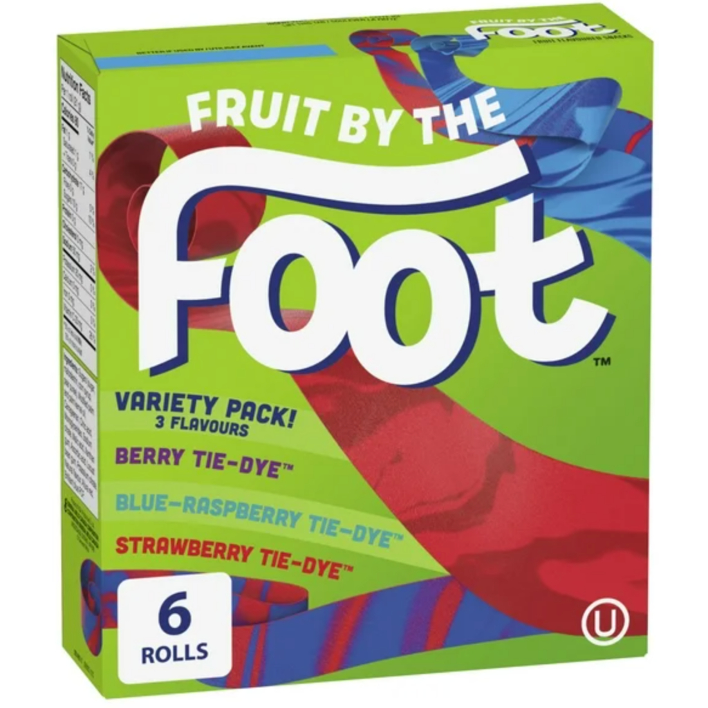 加拿大代購｜Fruit by the Foot 水果捲尺軟糖 6卷 128g 2款｜Maple Treats