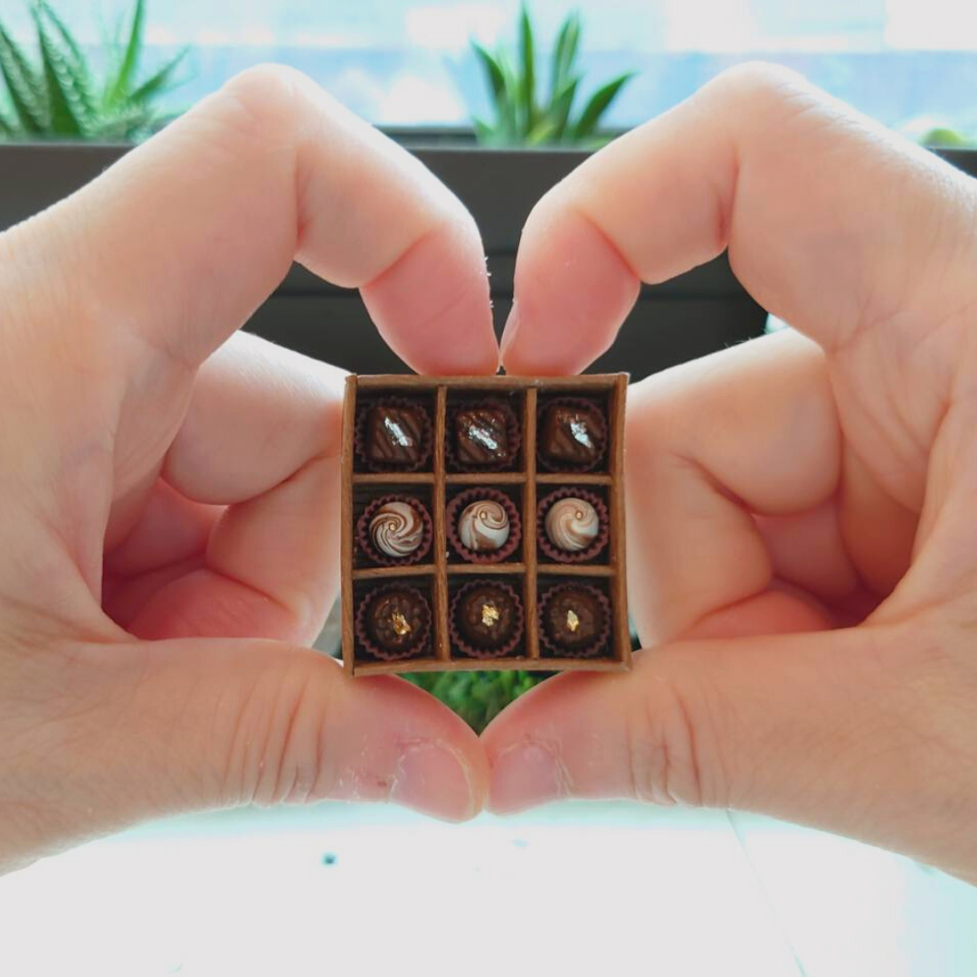0.6*0.6cm仿真巧克力禮盒