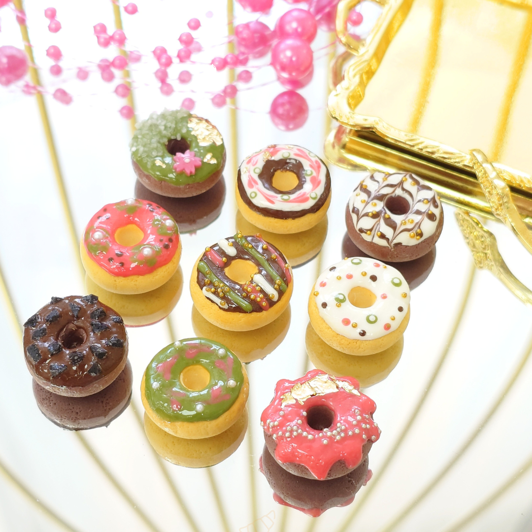 1.8cm迷你甜甜圈黏土磁鐵