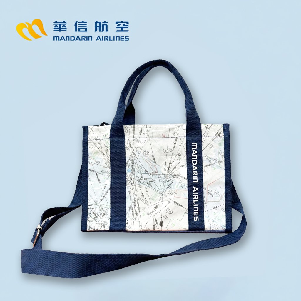 華信航空航圖托特包