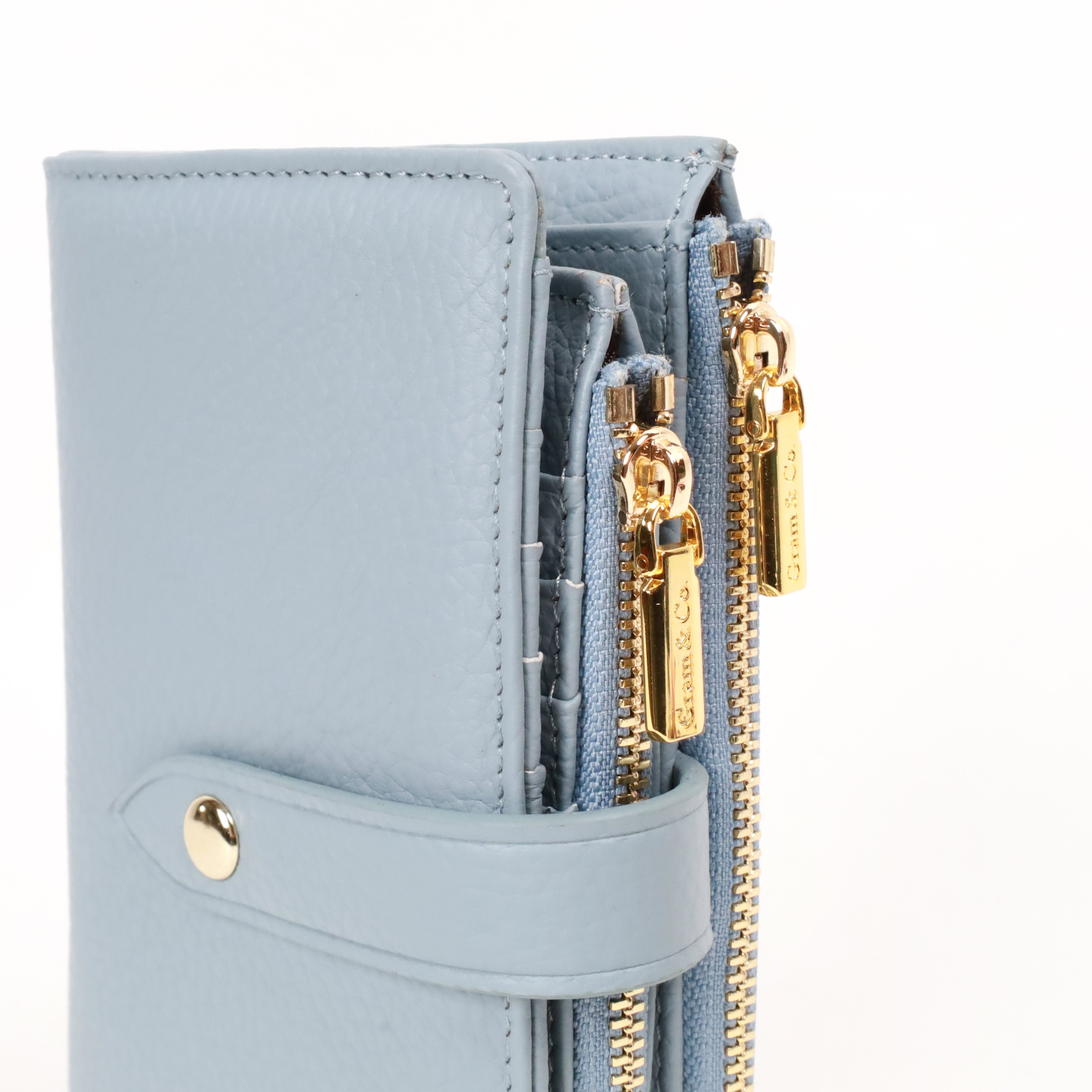 日記本翻頁真皮中夾(多色)