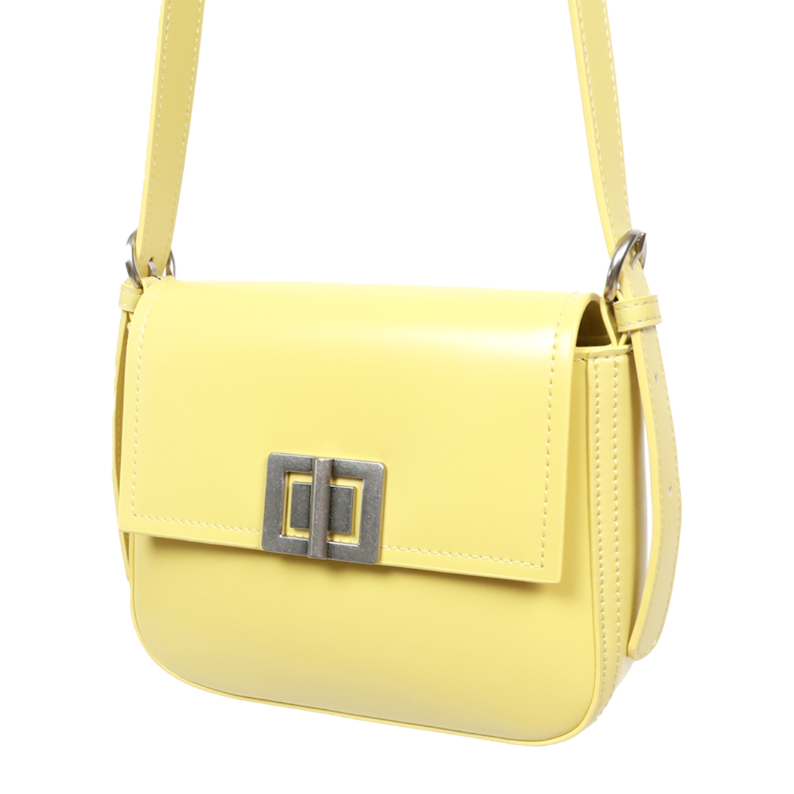 檸檬汽水真皮肩包