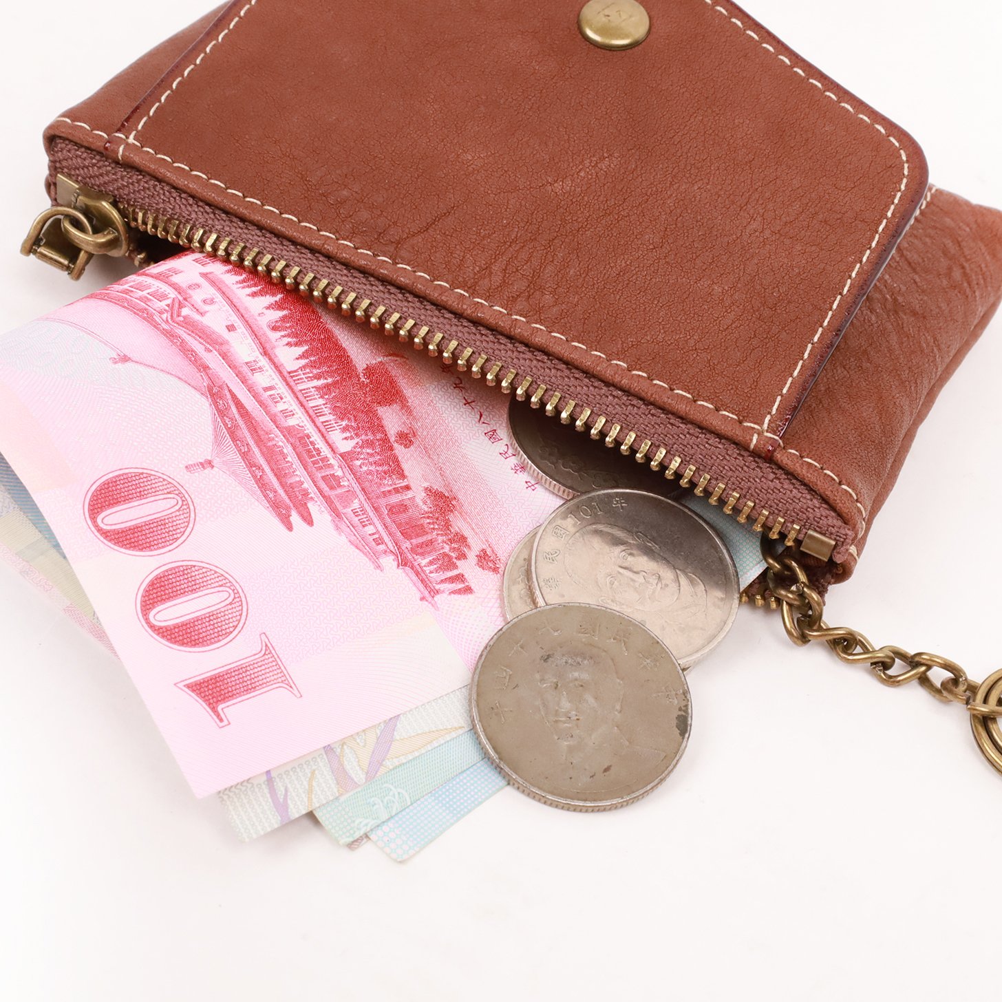 小畫家植鞣革多工零錢包