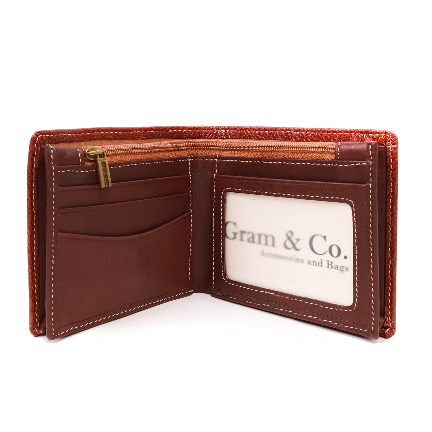 City Writer植鞣革短夾-隱晦