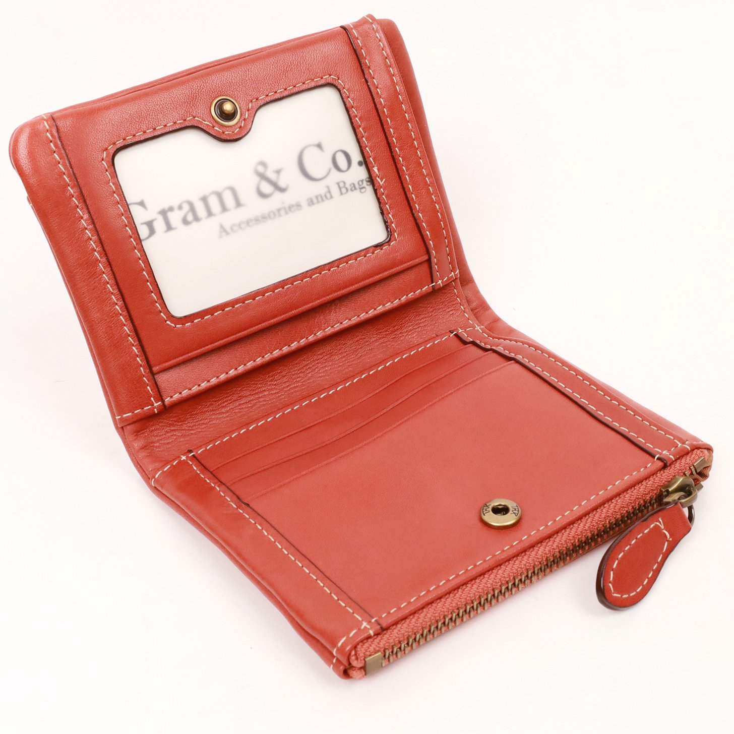 City Writer植鞣革短夾-深邃