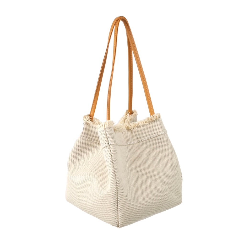 單寧牛奶盒真皮多用包-白色