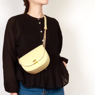 淺蛋黃真皮鏈接包