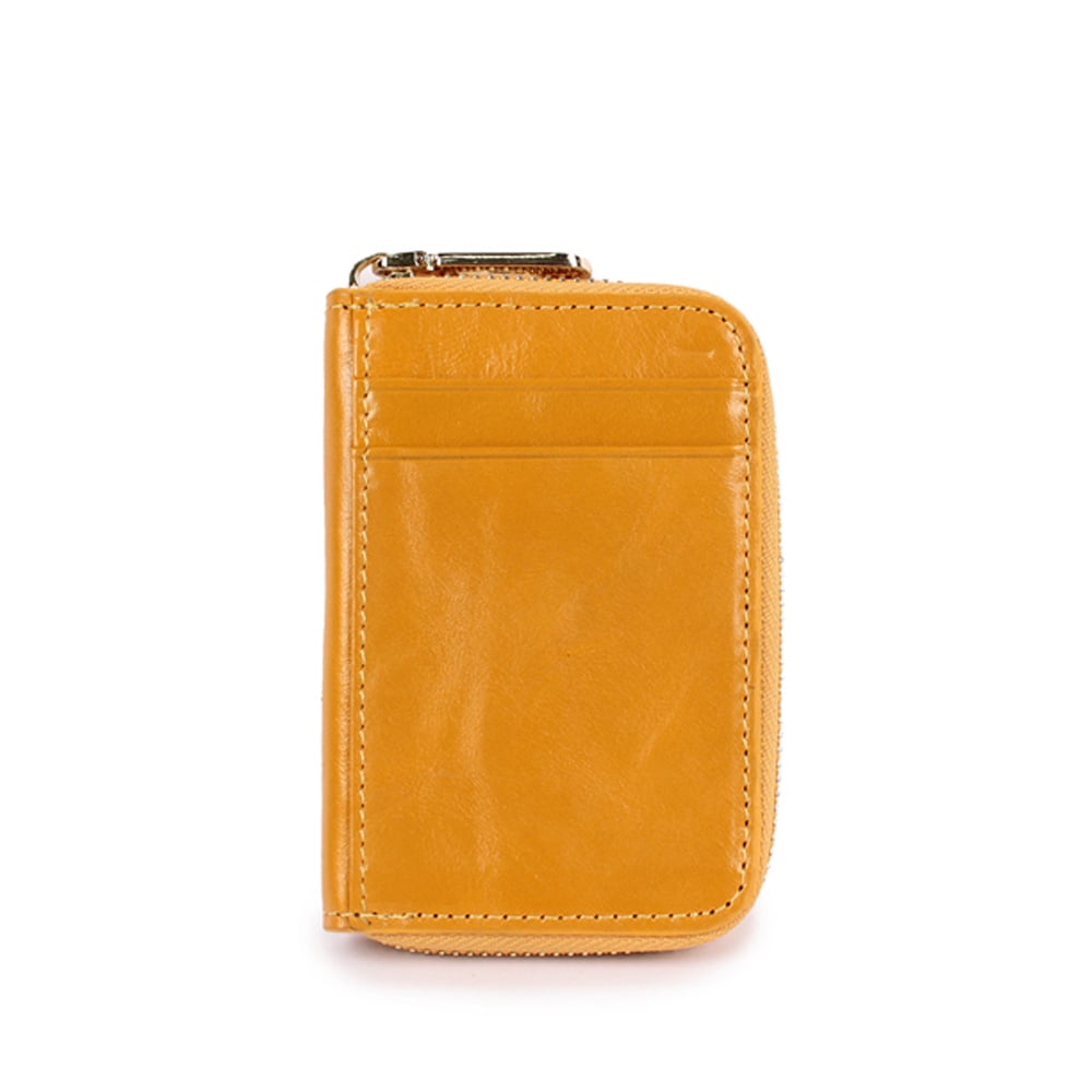 風琴式真皮卡片夾