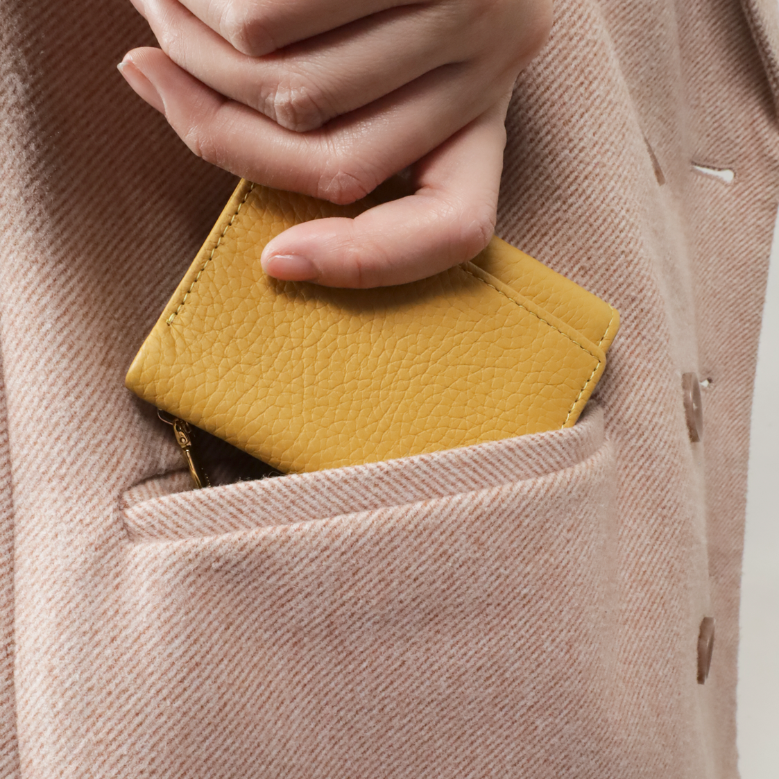 真皮口袋行星三摺短夾-多色