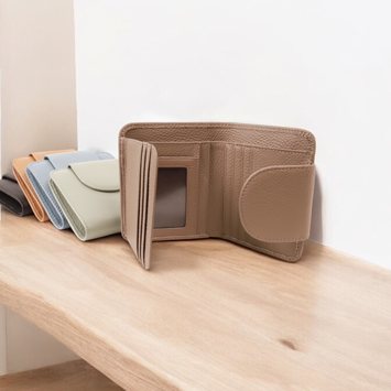 隨行星藏真皮短夾(多色)