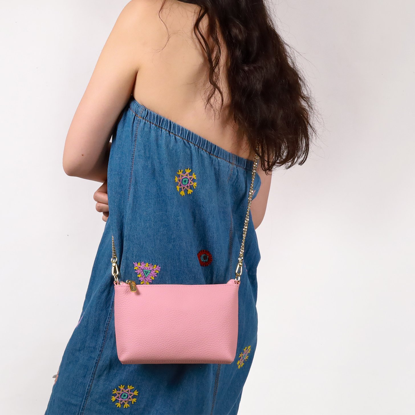 城市行旅真皮小包