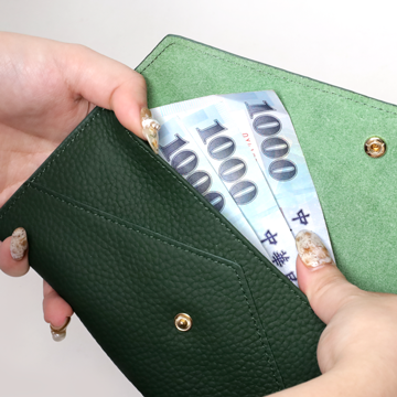 【知熙合作款】Love Letter✉️真皮簡約長夾