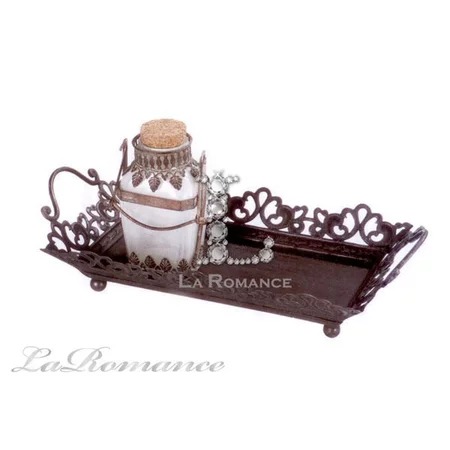 ★寶藏清倉★【Creative Home】Casual Country 美式鄉村系列黑色藤蔓置物盤