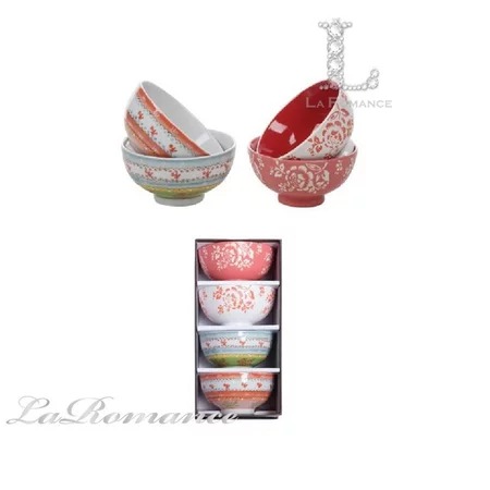 ★寶藏清倉★【Creative Home】Bohemian Bazzar 波西米亞系列手繪陶瓷碗 (一套四款)