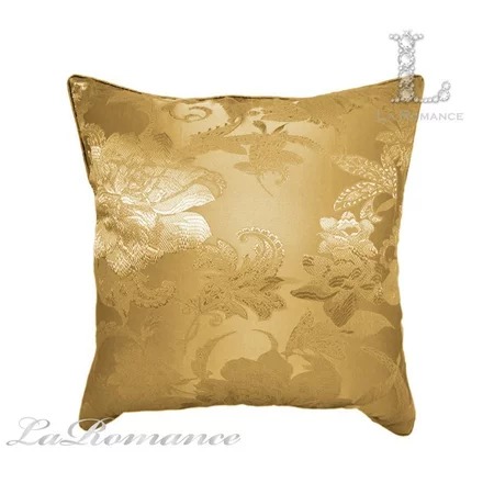 ★寶藏清倉★【古典風情系列】金色純棉高織密抱枕套
