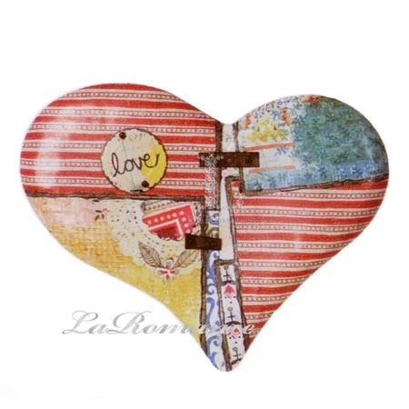 ★寶藏清倉★【Heart & Home】Kelly Rae Roberts 心戀家居系列 Love ♡鐵皮心形壁飾♡